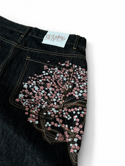 Derschutze Cherry Blossom Pants